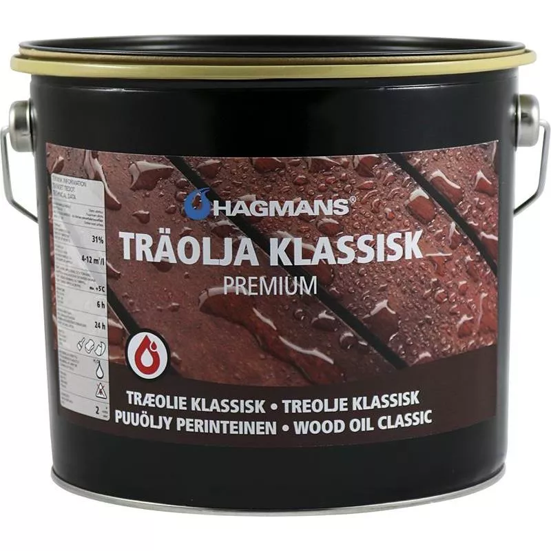 TRÄOLJA 40262 HAGMANS KLASSISK 3L