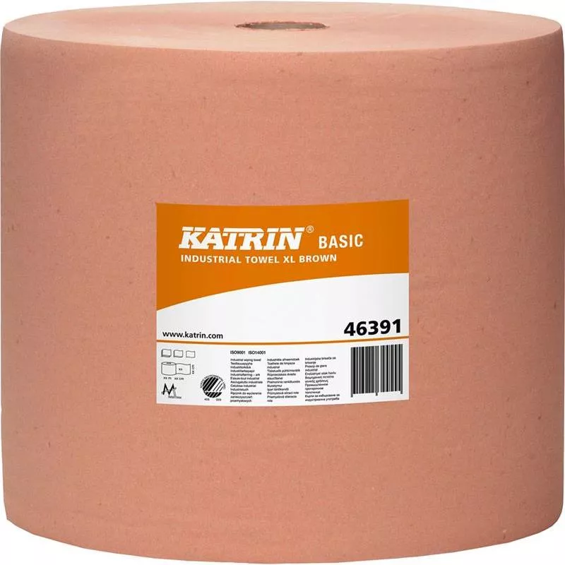 TORKPAPPER BASIC KATRIN BRUN 1-LAGER  32CM XL 8,5KG