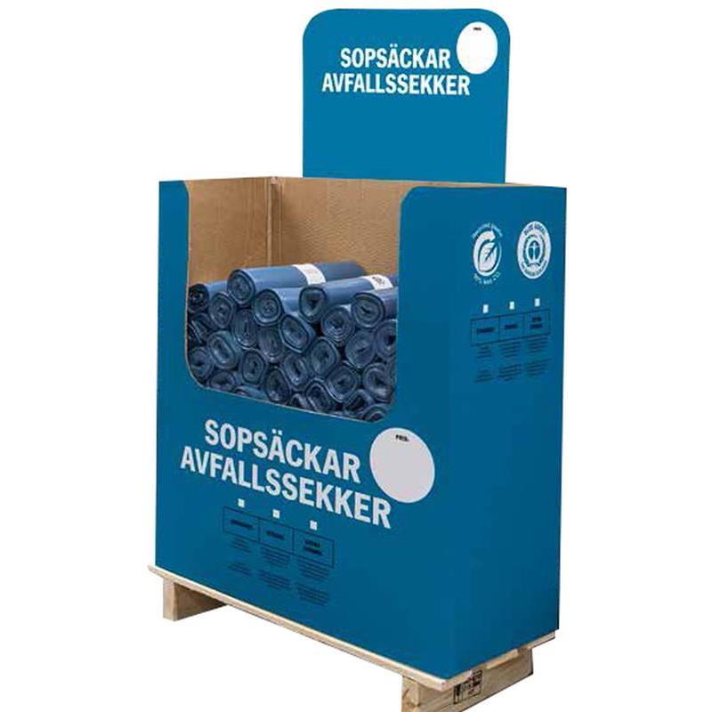 SOPSÄCK EXTRA STARK TRANSPARENT 125L EXPOPALL