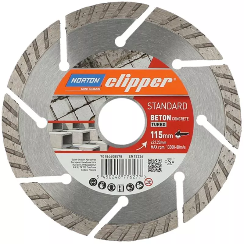 DIAMANTKLINGA NORTON CLIPPER STD UNI TURBO BET 230X22