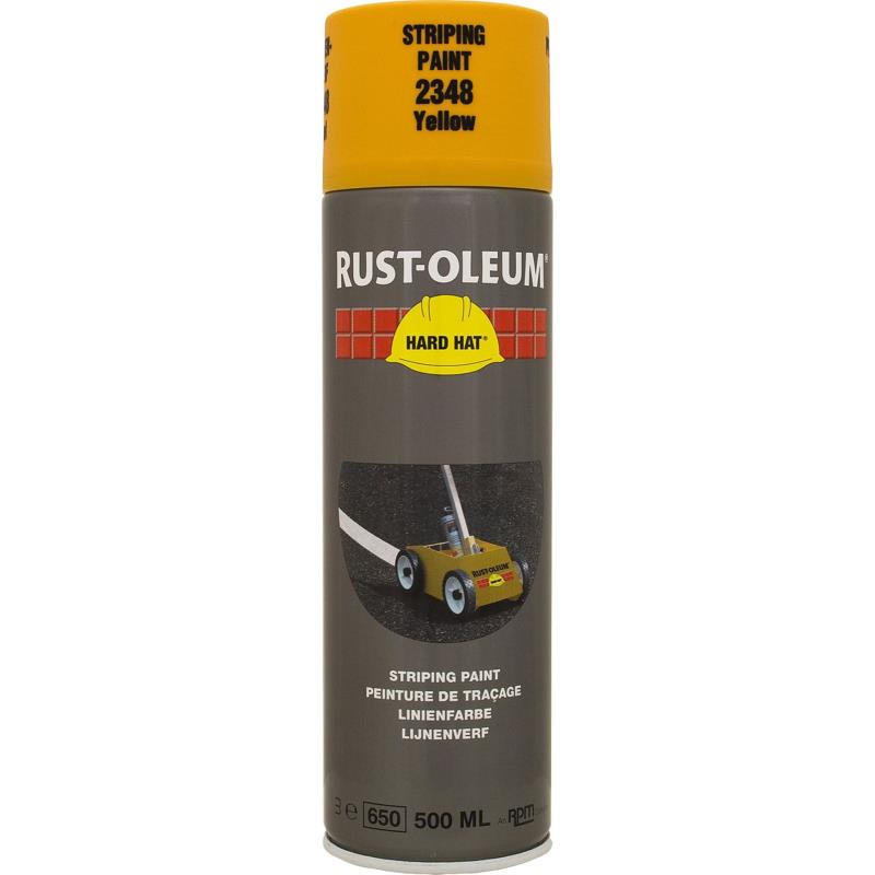 LINJEMARKERINGSFÄRG HARD HAT RUSTOLEUM VIT 2391 5