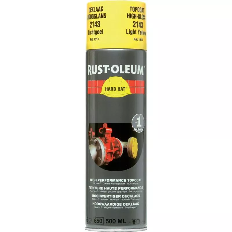 SPRAYFÄRG HARD HAT 2143 RUSTOLEUM GUL 500ML