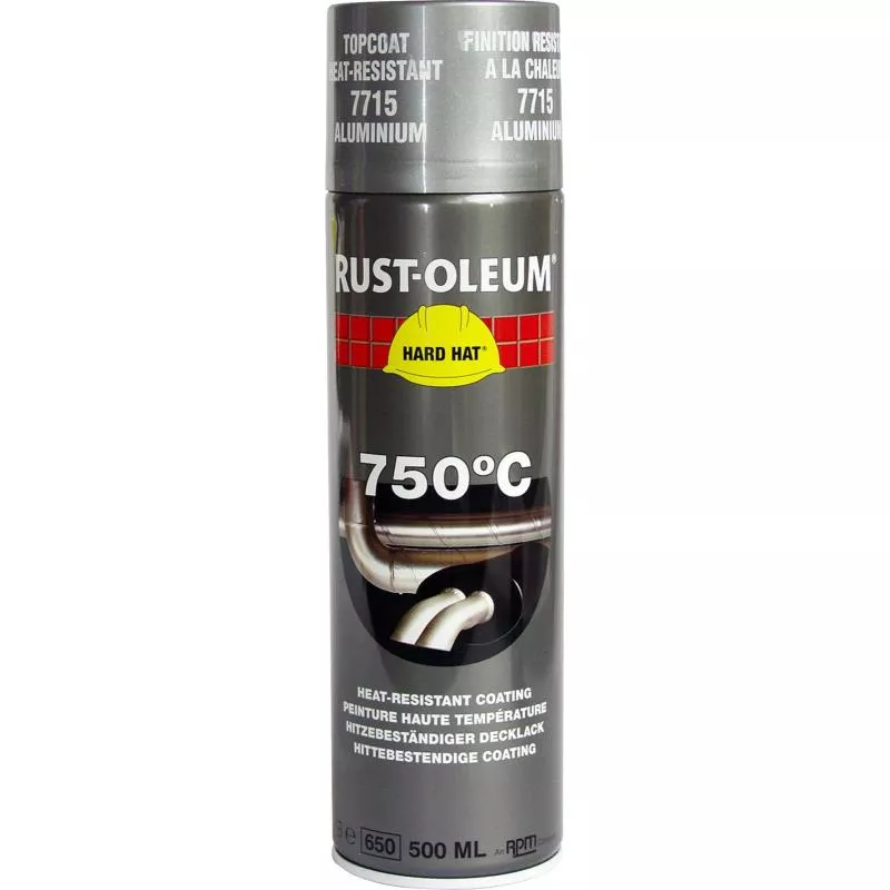 SPRAYFÄRG HARD HAT BBQ RUSTOLEUM VÄRMEBES SVART 500ML