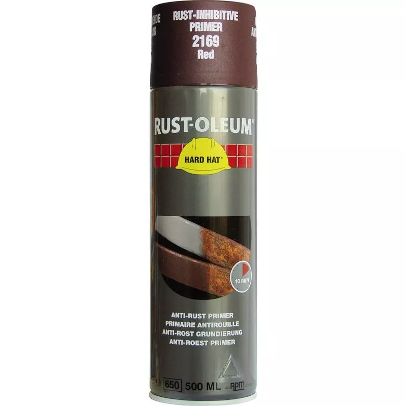 SPRAYFÄRG PRIMER HARD HAT 2169 RUSTOLEUM RÖD 500ML