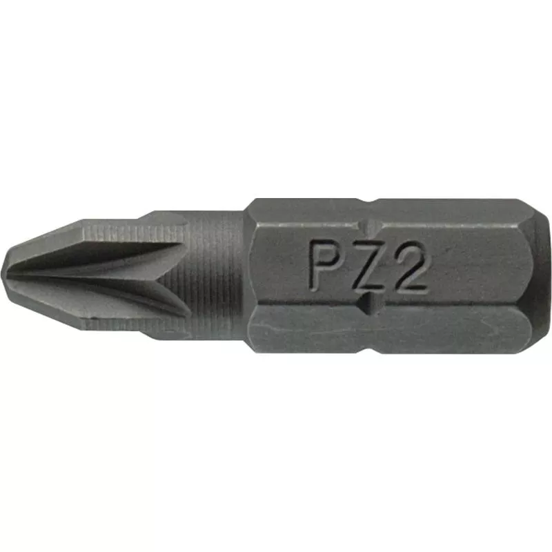 BITS PZ2 25MM 10ST